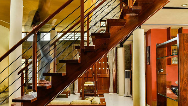 Motion blur photography at Architectural site