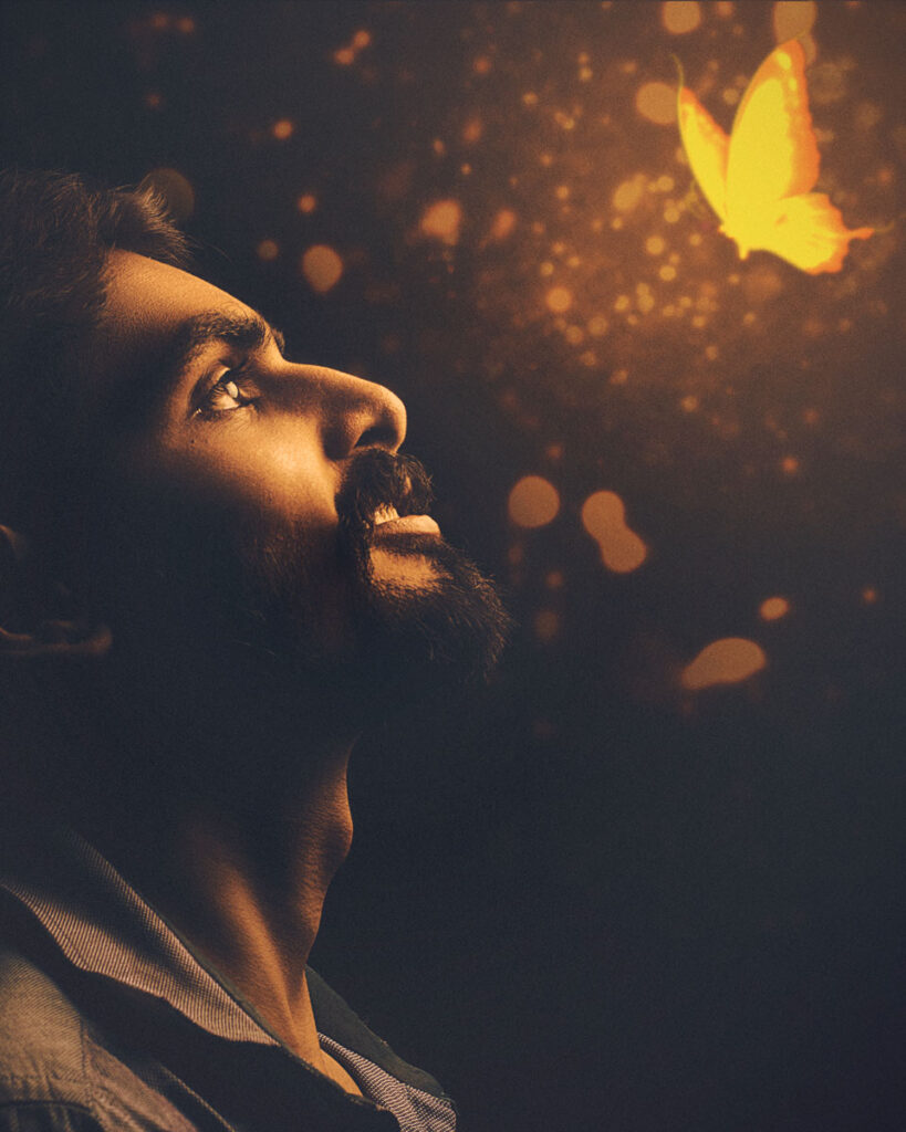 Magical composite portrait of Tejas