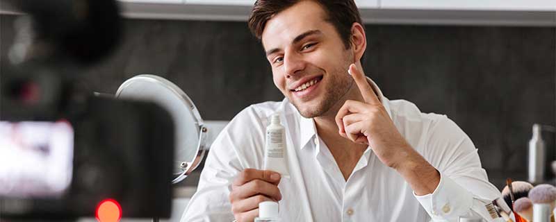 skincare founder content bts